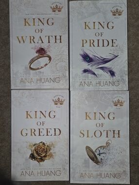 Ana Huang Kings of Sin Series Set — King of Wrath, Pride, Greed, Sloth